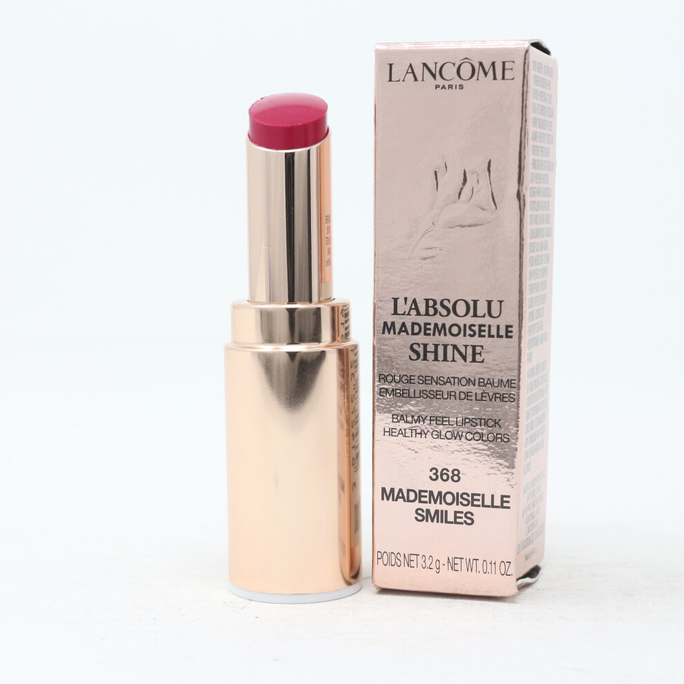 (368 Mademoiselle Smiles) Lancome L'absolu Mademoiselle Shine Lipstick  0.11oz/3.2g New With Box