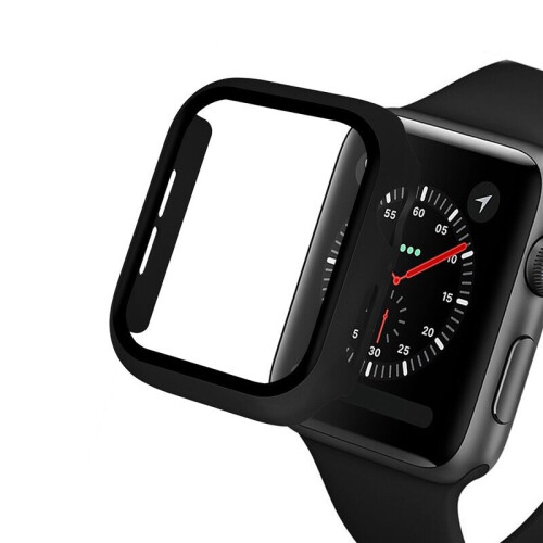 Case Screen Protector For Apple Watch Series 3 2 1 38mm Black 1