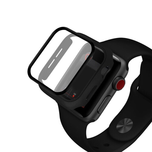 Case Screen Protector For Apple Watch Series 3 2 1 38mm Black 2