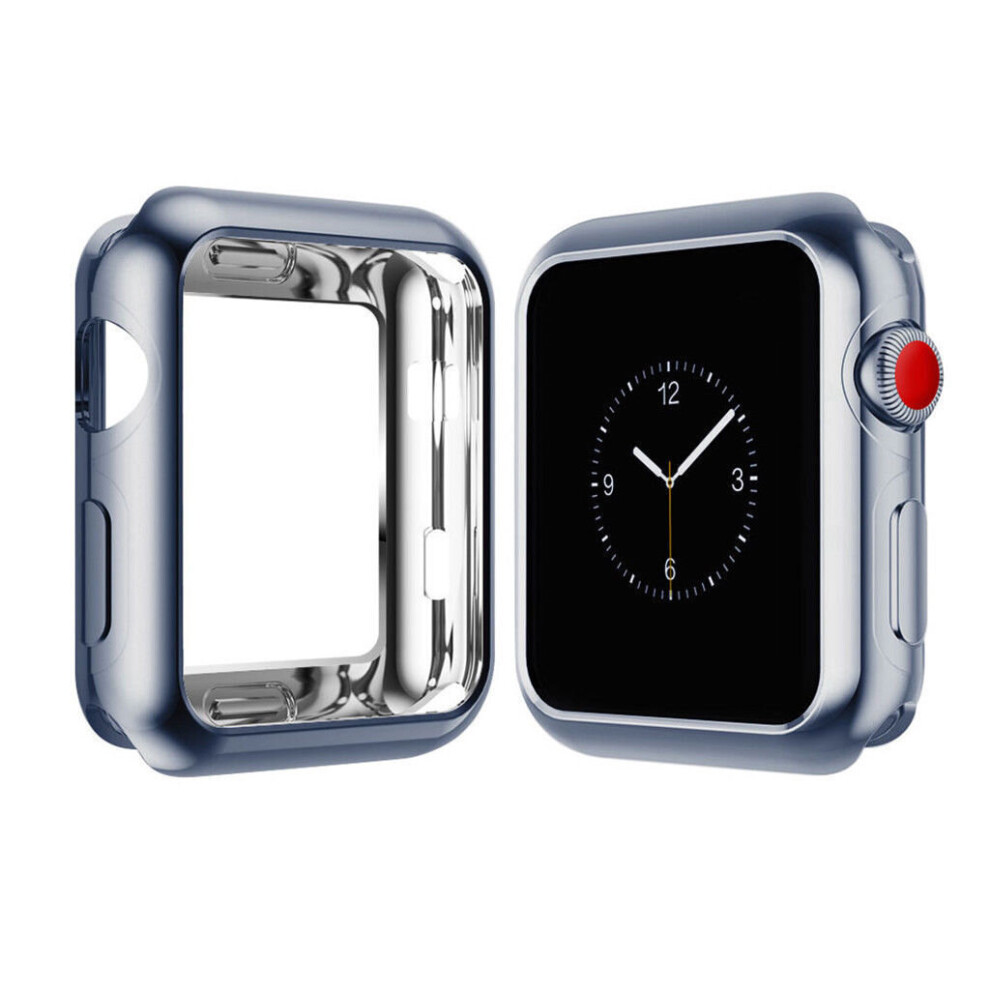 Case Screen Protector For Apple Watch Series Se 6 5 4 44Mm Silver 7437135044006
