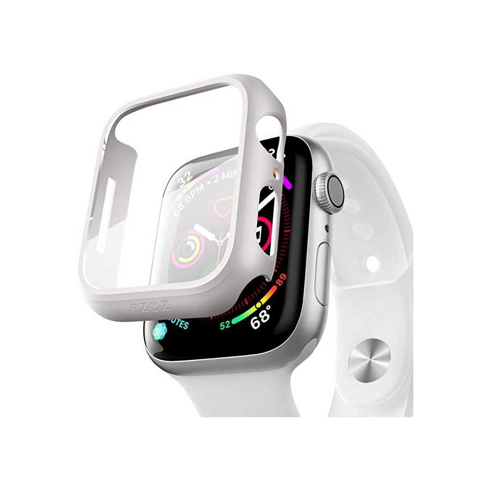 Case Screen Protector For Apple Watch Series Se 6 5 4 44Mm White 7437135943958