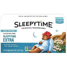 Celestial Seasonings, Sleepytime ExtraÆ, Tisane Bien-Être, Sans Caféine, 20 Sachets de Thé, 1,2 oz (35 g)