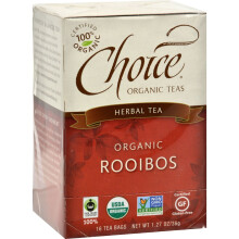 Choice Organic Teas Rooibos Red Bush Tea - 16 Tea Bags