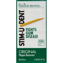 Natural Dentist Stim-U-Dent Original Plaque Removers Mint - 100 Toothpicks