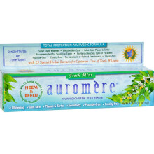 Auromere, Ayurvedische Kräuterzahnpasta, Frische Minze, 4,16 oz (117 g)