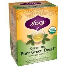 Yogi Tea, Thé Vert Pur Vert, Décaféiné, 16 Sachets de Thé, 1,09 oz (31 g)