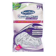 DenTek Comfort Clean Floss Picks för känsliga tandkött, 75 stycken (pack om 6)