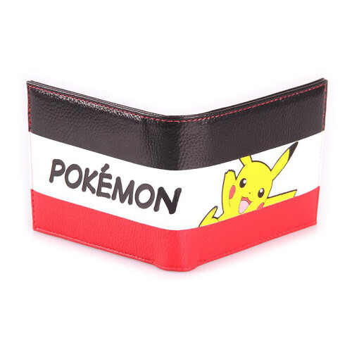 Pokémon Pokemon Pikachu Striped Tri-colour All-Over Print Bi-fold Wallet 2