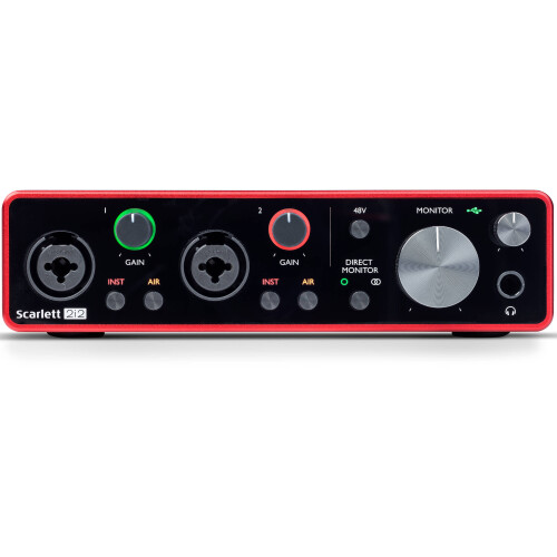 Focusrite Scarlett 2i2 2x2 USB Audio Interface (3rd Generation) 2