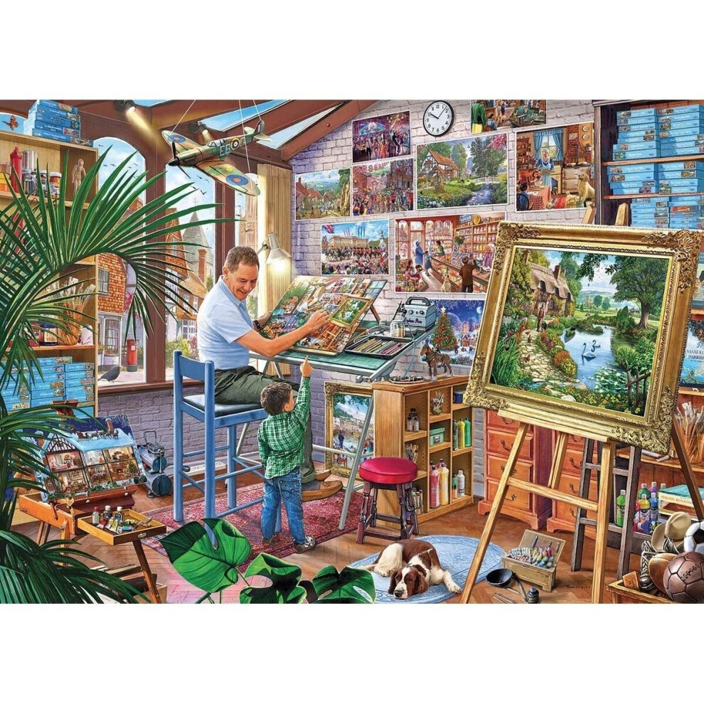 Gibsons 1000 Piece A Work Of Art Jigsaw Puzzle