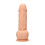 Silicone Dildo With Balls - 21,6 cm - Flesh 4