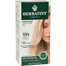 Herbatint, Dauerhaftes Haarfarbgel, 10N Platinblond, 4,56 fl oz (135 ml)