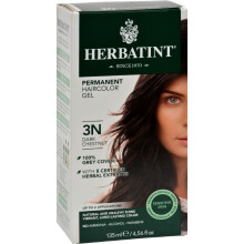 Herbatint, Dauerhaftes Haarfarbgel, 3N, Dunkelkastanie, 4,56 fl oz (135 ml)