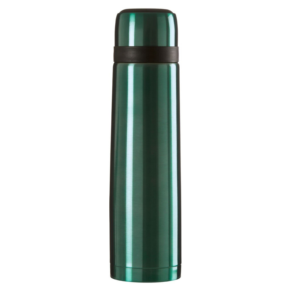 Stainless Steel Stripe 900ml Vacuum Flask, Leak-Proof Thermos Travel Flask For Hot and Cold Beverages