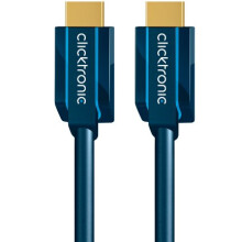 Cabo HDMI Alta Velocidade - Clicktronic - 10070306 - 7,5 m - Com Ethernet - Cor Azul
