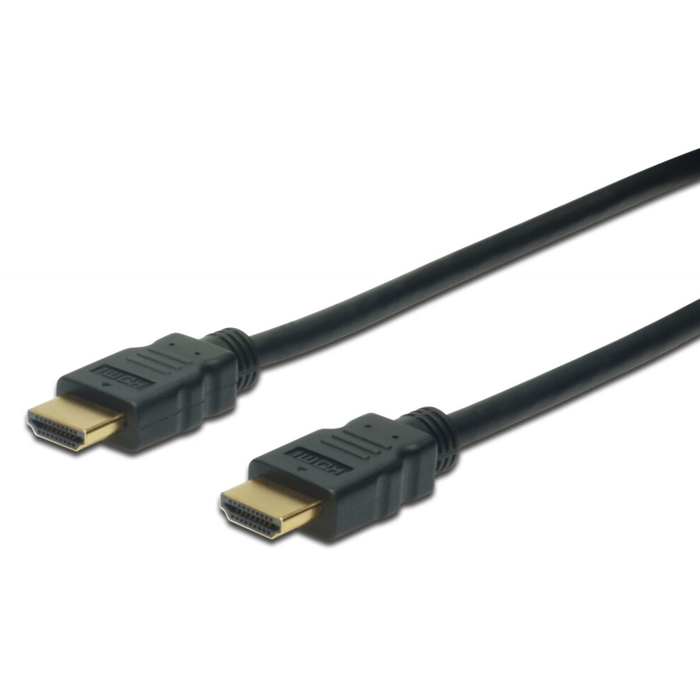 Digitus Hdmi Hs Cable W/Ethernet Type A. M/M. 1.0M Gold/Black 4016032290940