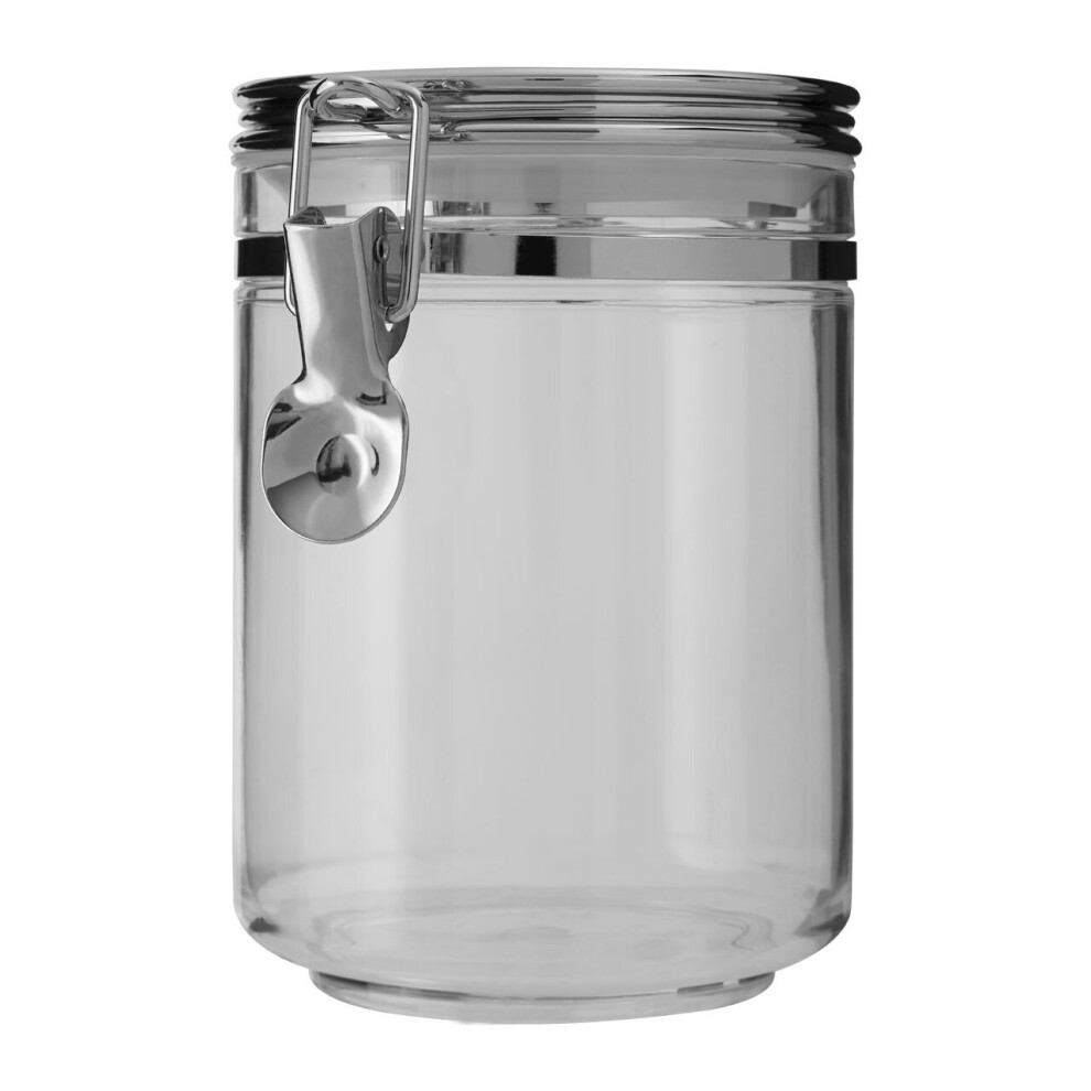 Premier Housewares Gozo Medium Round Canister Clip Airtight Lid