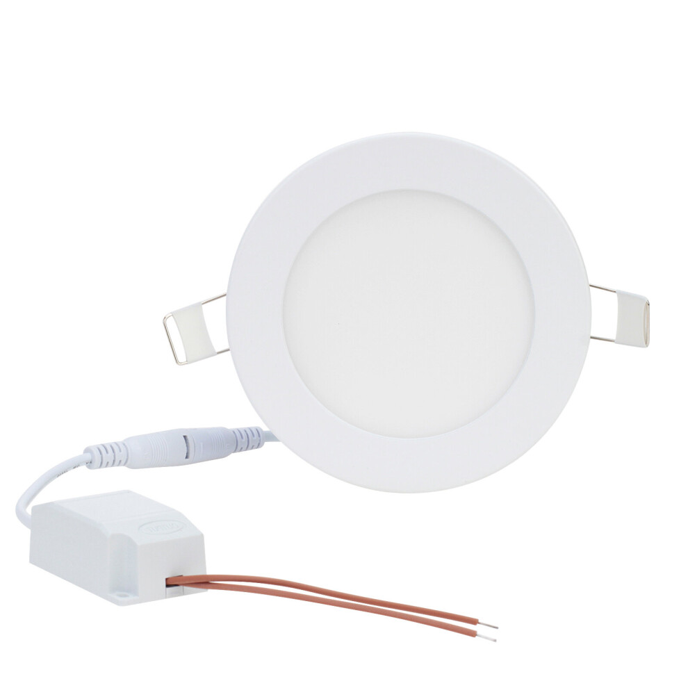 LED Panel Ceiling Light Warm White 6W LED Round Bulbs AC 85-265V