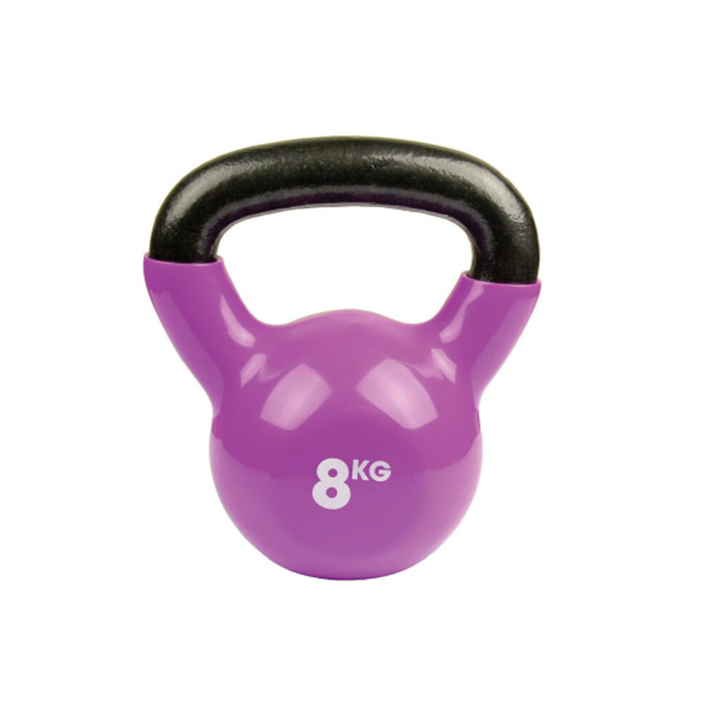 Fitness Mad Purple 8Kg Kettlebell - Image 3