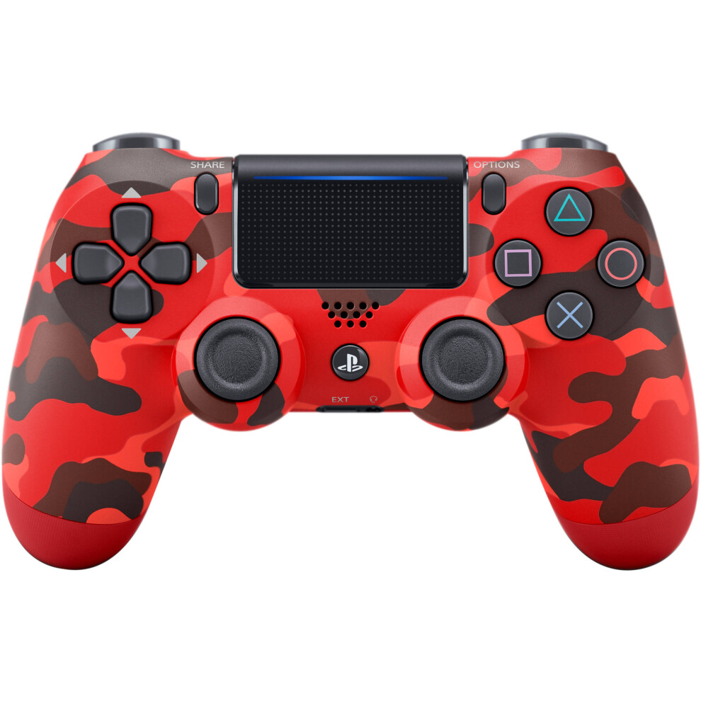 Sony DualShock 4 Controller | Official PlayStation PS4 Controller - Red Camouflage