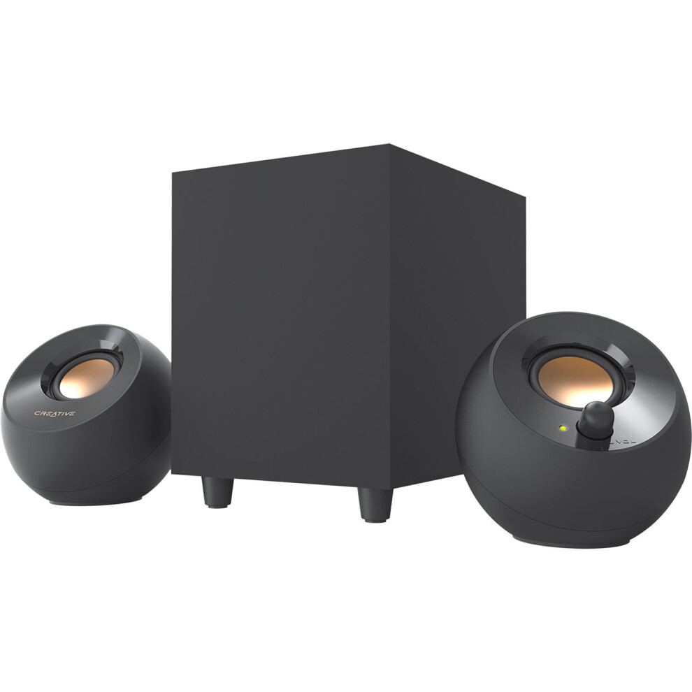 Creative Labs Pebble Plus 2.1-Channel Desktop Speakers with Subwoofer-image-OPC-P5RTSB9-NEW