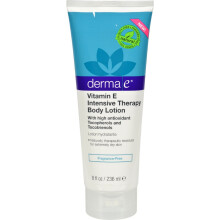 DERMA E, Vitamin E Shea Körperlotion für empfindliche Haut, Duftstofffrei, 8 fl oz (227 ml)