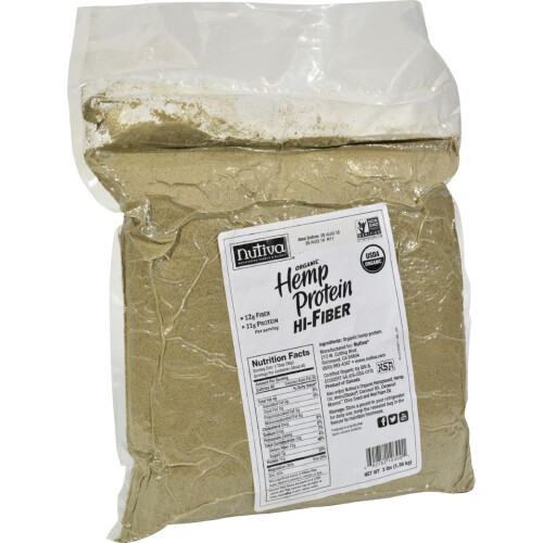 Nutiva, Bio-Hanfsamenprotein, 3 lbs (1,36 kg)