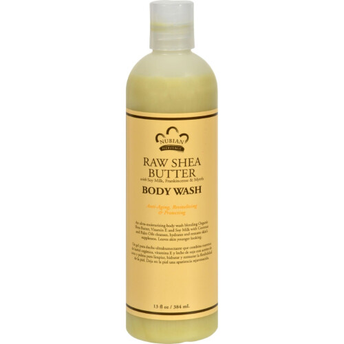Nubian Heritage, Duschgel, Rohe Sheabutter, 13 fl oz (384 ml)