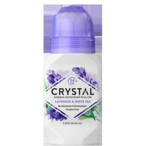 Crystal Essence Roll On Deodorant Lavender and White Tea - 2.25 fl oz