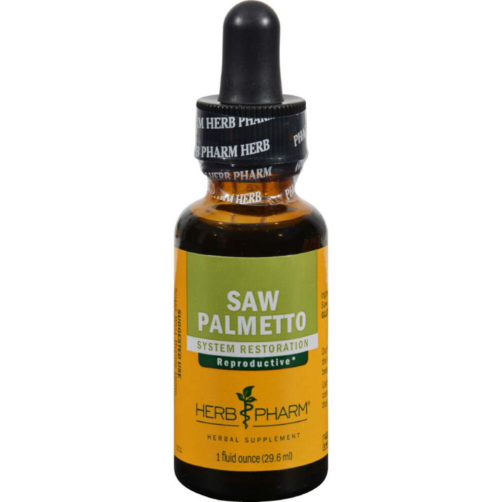 Herb Pharm Saw Palmetto Liquid Herbal Extract - 1 Fl Oz