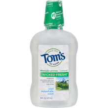 Tom's of Maine, Wicked Fresh, Mundspülung, Alkoholfrei, Kühle Bergminze, 16 fl oz (473 ml)