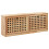 VidaXL vidaXL Solid Walnut Wood Shoe Storage Bench Natural Shoe Storage Cabinets 1