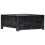VidaXL vidaXL Solid Mango Wood Coffee Table Black 65cm Couch Table Living Room Table 10