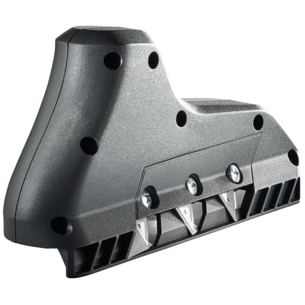 wolfcraft Triple-Blade Edge Trimming Block Plane Plasterboard Black 4009000