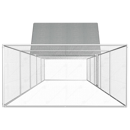 VidaXL vidaXL Hühnerstall 10x2x2 m Verzinkter Stahl 2