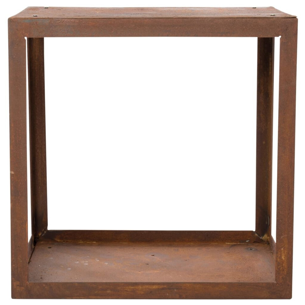 RedFire Firewood Storage Hodr Rust Wood Holder Support Log Basket Box 88519