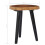 VidaXL vidaXL Solid Teak Wood Coffee Table Handmade Natural Colour Black Side Table 5