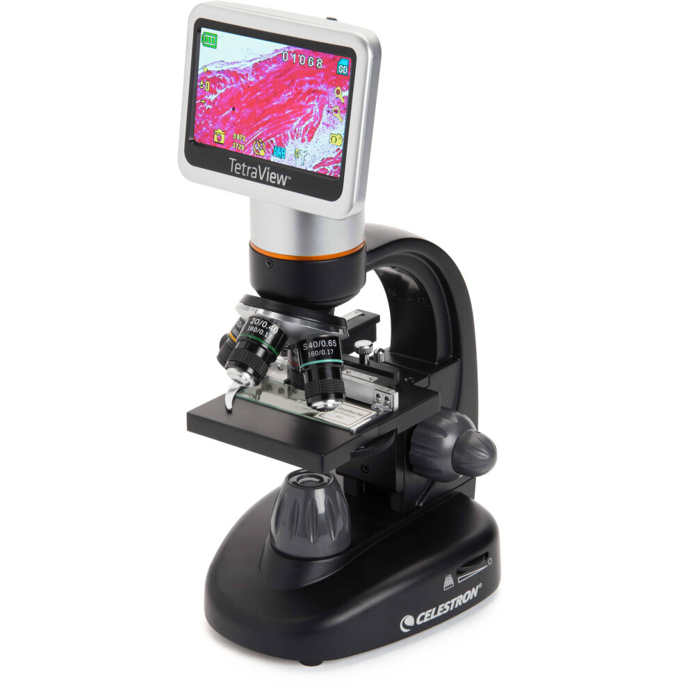 Celestron TetraView 5.0MP Cordless Digital Microscope (Black)-image-OPC-P5RTSXP-NEW