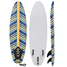 vidaXL Surfboard 170cm Leaf Sport Beginner Buoyancy Wave Riding Surfing Board