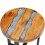VidaXL vidaXL Solid Teak Wood and Polyresin Coffee Table Home Couch Side End Table 4