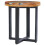 VidaXL vidaXL Solid Teak Wood and Polyresin Coffee Table Home Couch Side End Table 2