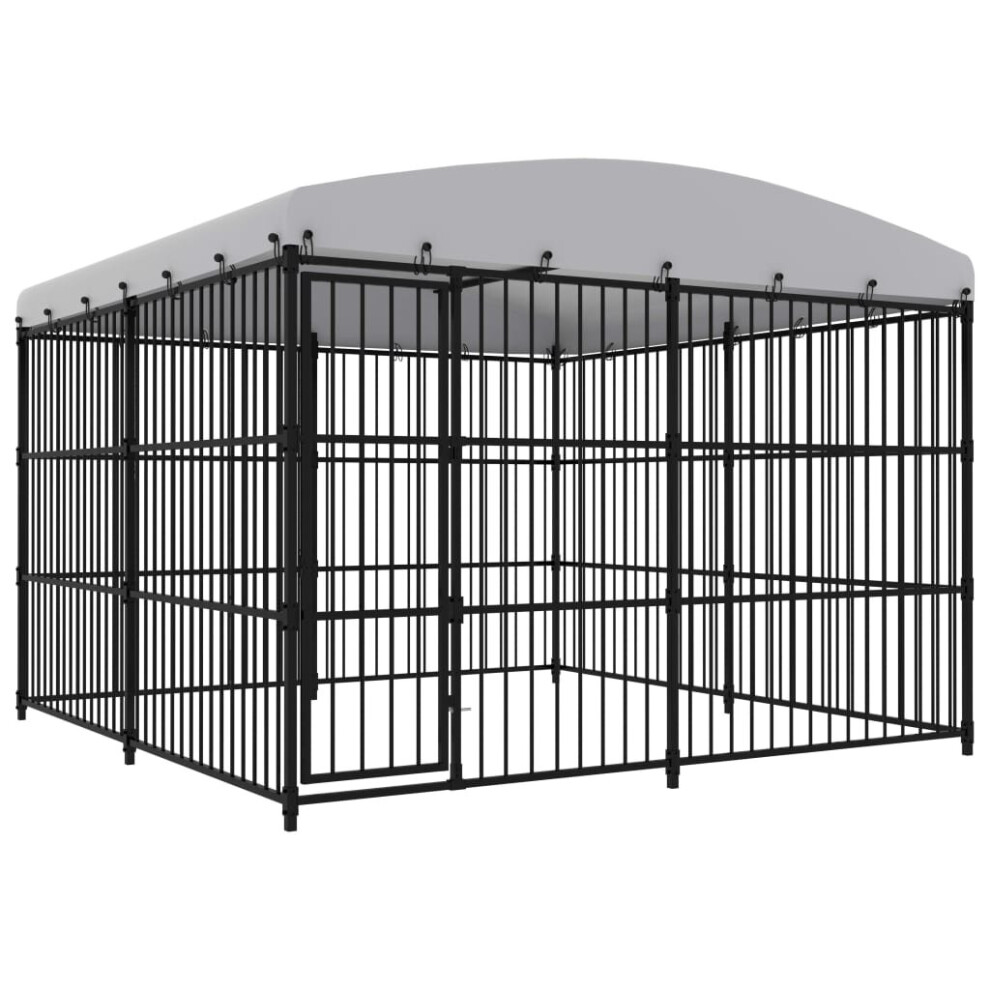 Vidaxl Outdoor Dog Kennel 300X300x210cm Roof Pet House Outdoor Exercise Cage