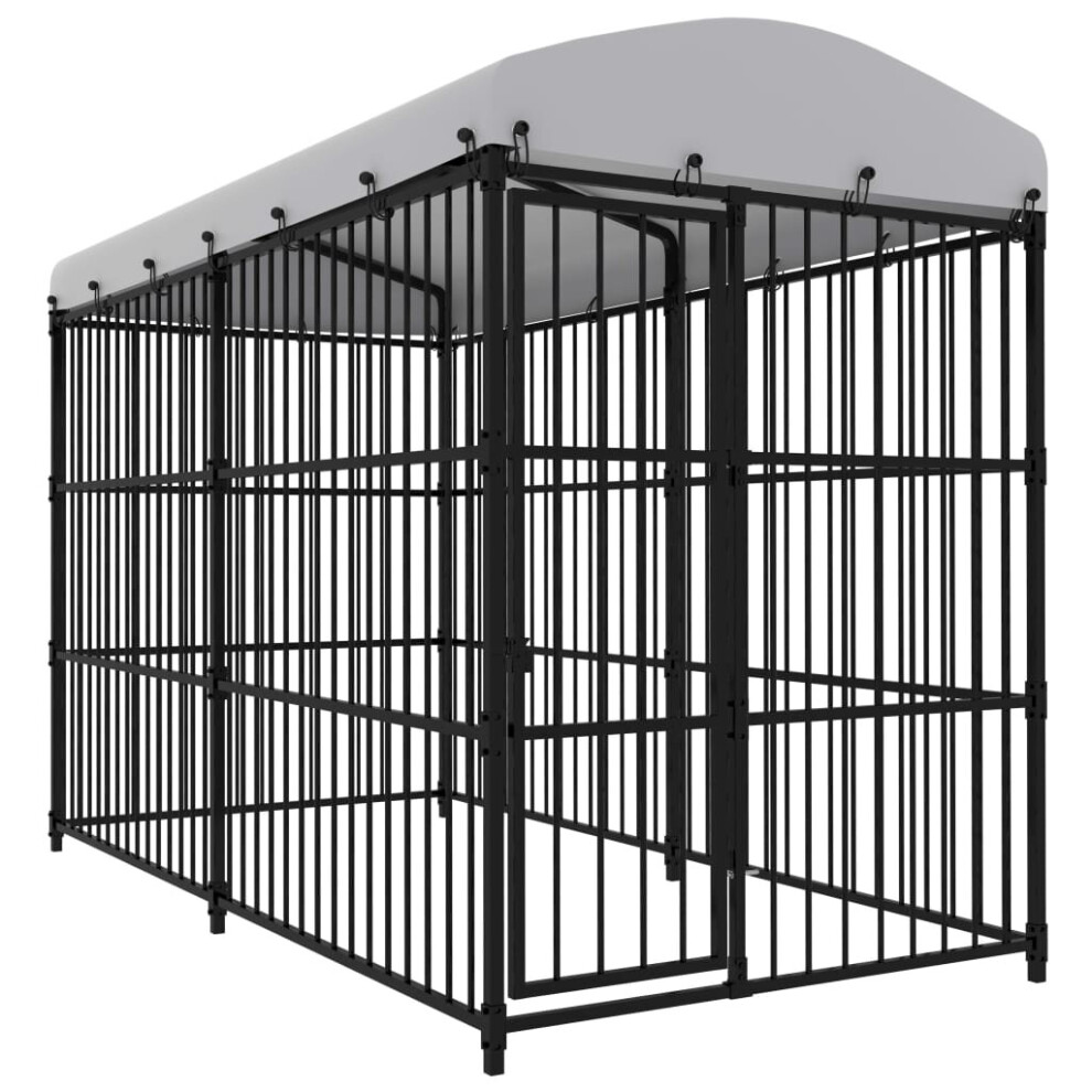Vidaxl Outdoor Dog Kennel 300X150x210cm Roof Pet House Outdoor Exercise Cage