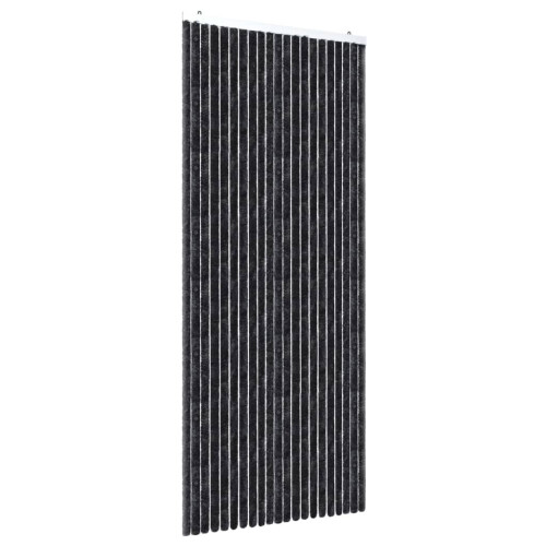 VidaXL vidaXL Insektenschutz-Vorhang Anthrazit 90x220 cm Chenille 1
