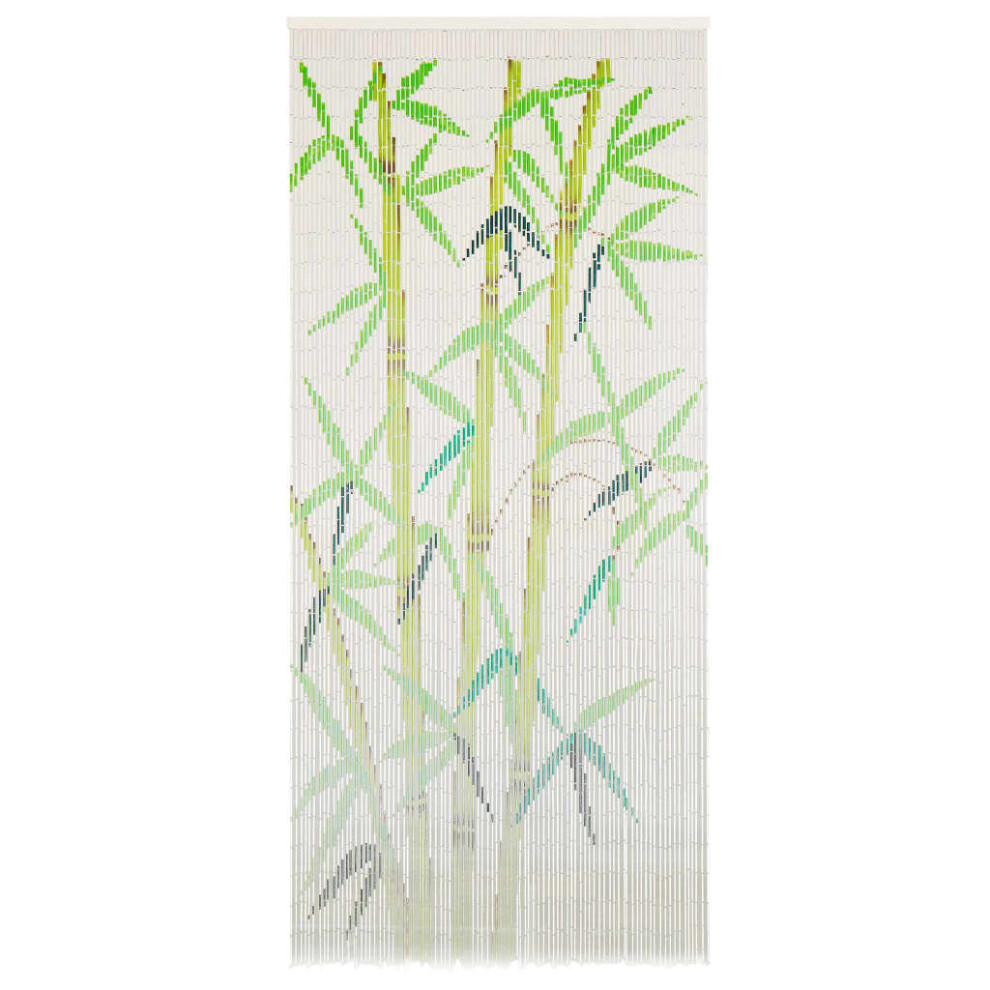 vidaXL Insect Door Curtain Bamboo 90x200cm Elegant Quiet Mosquitoes Fly Screen