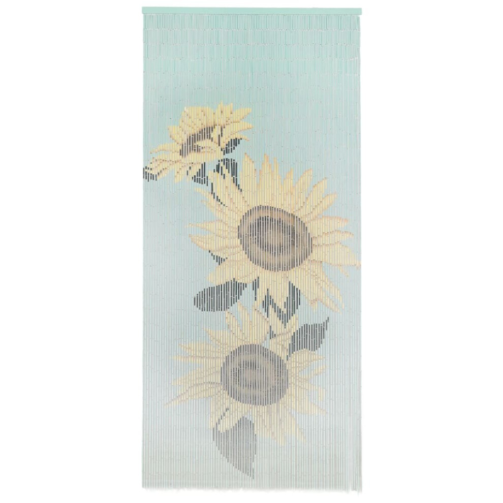 Vidaxl Insect Door Curtain Bamboo 90X200cm Elegant Quiet Mosquitoes Fly Screen