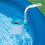 Intex Intex Wall Mount Surface Skimmer Deluxe Adjustable Bracket Pool Pond Cleaning 3