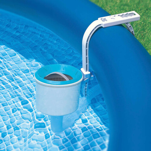 Intex Intex Wall Mount Surface Skimmer Deluxe Adjustable Bracket Pool Pond Cleaning 2