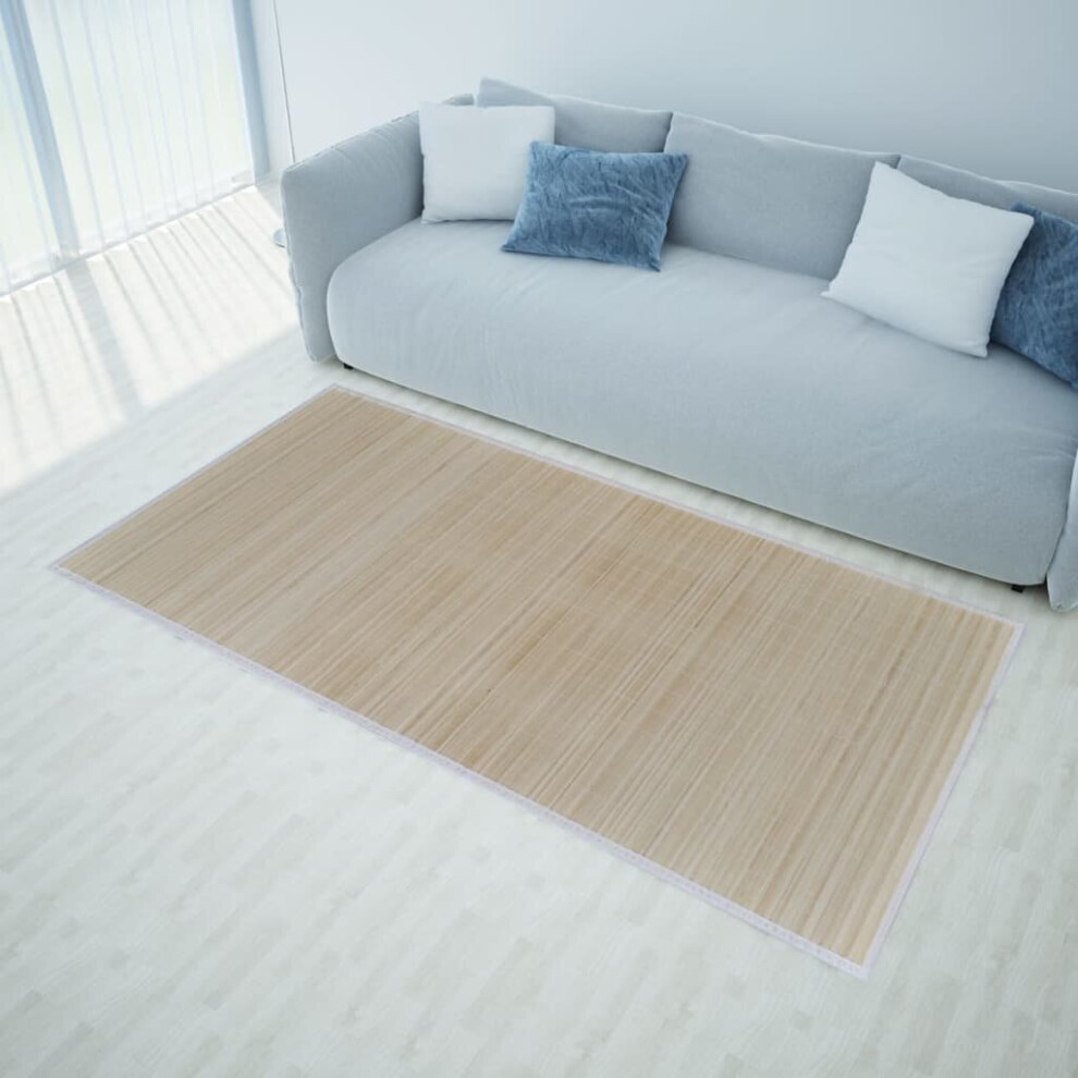 Vidaxl Rectangular Natural Bamboo Rugs Area Rugs Flooring 4 Pcs 120X180 Cm