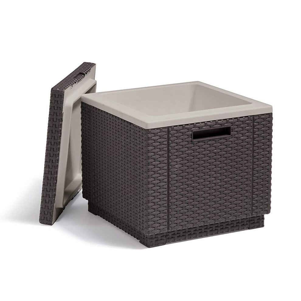 Allibert Ice Cube Cooler Brown 209457